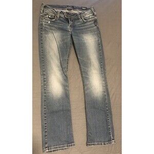 Silver Low Rise Boot Cut Jeans Size 29/31